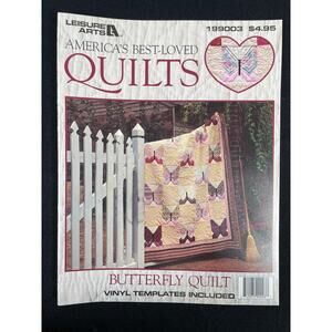 Leisure Arts America's Best Loved Quilts, Butterfly Quilt Vinyl Templates